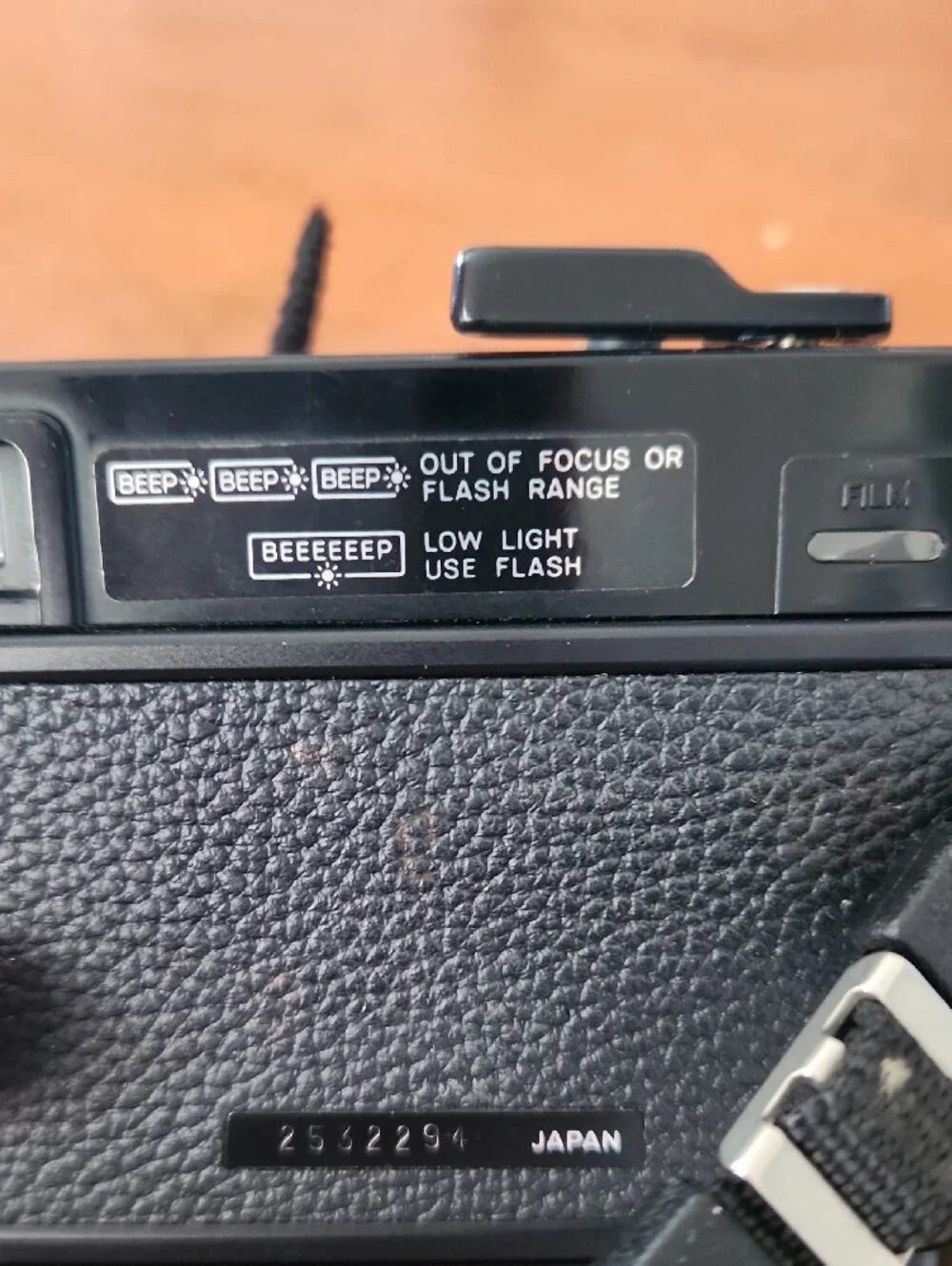 Vintage Minolta Hi-Matic AF2 35mm point-and-shoot film camera Untested